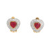 Heart Cubic Zirconia Earrings