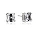Square Asscher Cut Cubic Zirconia Stone Earrings