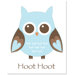 Owl-Hoot Art Print