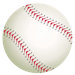 Single Baseball Wall Decal