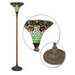 Peacock Torchiere Lamp