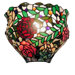 Red Rose Wall Sconce