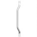 Cranked Grab Bar in White / Brown
