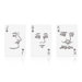 Mollaspace Poker Face Deck of Cards