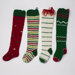 Twas The Night Knitted Holiday Stocking (Set of 4)