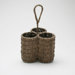 Baskets Seagrass Three-Part Caddy