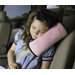 Seatbelt Pillow in Pink / Brown