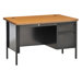 Steel Teachers Desk with Pierced Side Panels