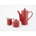 Polka Dot Coffee / Tea Set-Pot, Creamer, Sugar