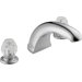 Double Handle Deck Mount Roman Tub Faucet Trim