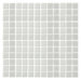 Monoz M-White Honed 1" x 1" Recycled Glass Mosaic in White