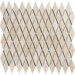 Polished Diamond Marble Mosaic in Crema Marfil