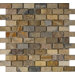 1" x 2" Tumbled Slate Mosaic in Fall