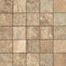 12" x 12" Porcelain Mosaic in Noce Travertine