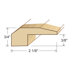 78" Solid Hardwood Unfinished Acacia Threshold
