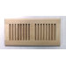 4" x 12" Surface Mount Unfinished Maple Wood Vent