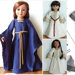 Clothes Pattern Doll Medieval Dress
