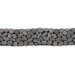 Decorative Pebbles 4" x 39" Interlocking Border Tile in River Gray