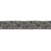 Decorative Pebbles 4" x 39" Interlocking Border Tile in Java Black