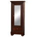 Linen Cabinet with Merlot Finish