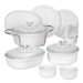 French White 14 Piece Bakeware Set