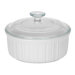 French White 1 1/2-Qt. Round Casserole