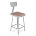 Height Adjustable Stool with Square Seat