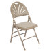 1000 Series Triple Brace, Fan Back Padded Folding Chair