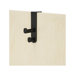 Plastic Coat Hook, 2 Hook, 7.75" High