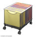 Onyx Mesh Mobile File Cube