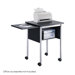 Steel Machine Stand with Slide-Away Shelf