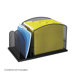 Steel Mesh Desktop Hanging File, Three Sections