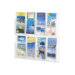 Reveal Clear Literature Displays, 8 Compartments