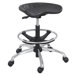Sit-Star Stool with Footring and Caster