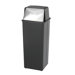 Reflections Fire-Safe Push Top Square Receptacle, 21 Gal
