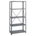 Commercial Steel Shelving in Dark Gray