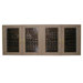 Oak Wine Cooler Credenza with Glass Doors