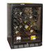 Metal Wine Cooler with Black Matte Finish and Front Venting