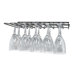 Epicureanist 15 Bottle Under Cabinet Wine Glass Rack