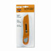 Plastic Utility Knife with Retractable Blade and Snap Closure, Yellow