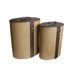 Oblong Basket in Light Brown (Set of 2)