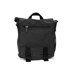 "Bag Home Again" 4" Single Gusset Vertical Flapover Messenger Bag in Gray