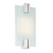 Dakota Two Light Wall Sconce in Polished Nickel