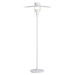 Aereo One Light Floor Lamp in Satin White