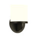 Ovulo 8" One Light Wall Sconce in Black Bronze