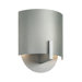 Scudo 7" One Light Wall Sconce with Satin Silver Metal Shade in Satin Silver