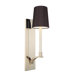 Curva One Light Wall Sconce in Polished Nickel