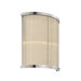 Rivoli Two Light Wall Sconce in Polished Nickel