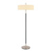 Sparte Three Light Floor Lamp in Satin Nickel