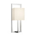 Linea One Light Wall Sconce in Polished Nickel